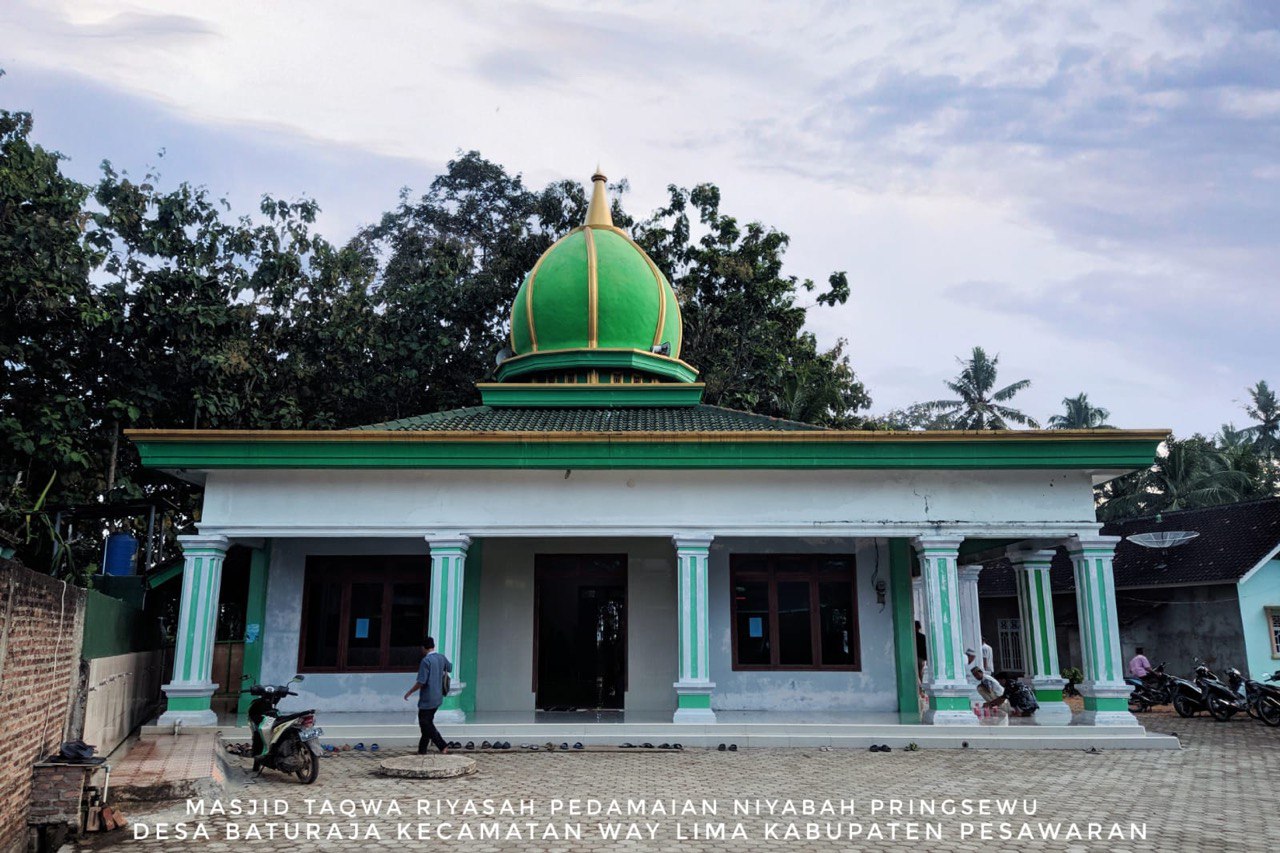 Masjid At-Taqwa Pedamaian, Kec. Waylima Kab. Pesawaran